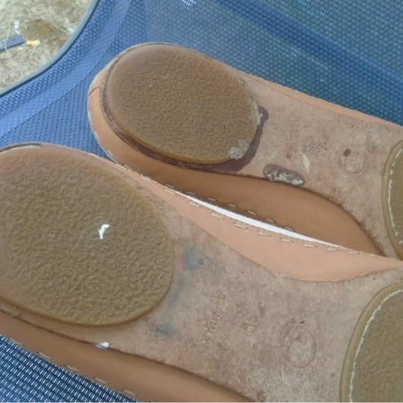 Chanel Vintage Canvas/Leather Flats size 39 - Picture 8 of 10